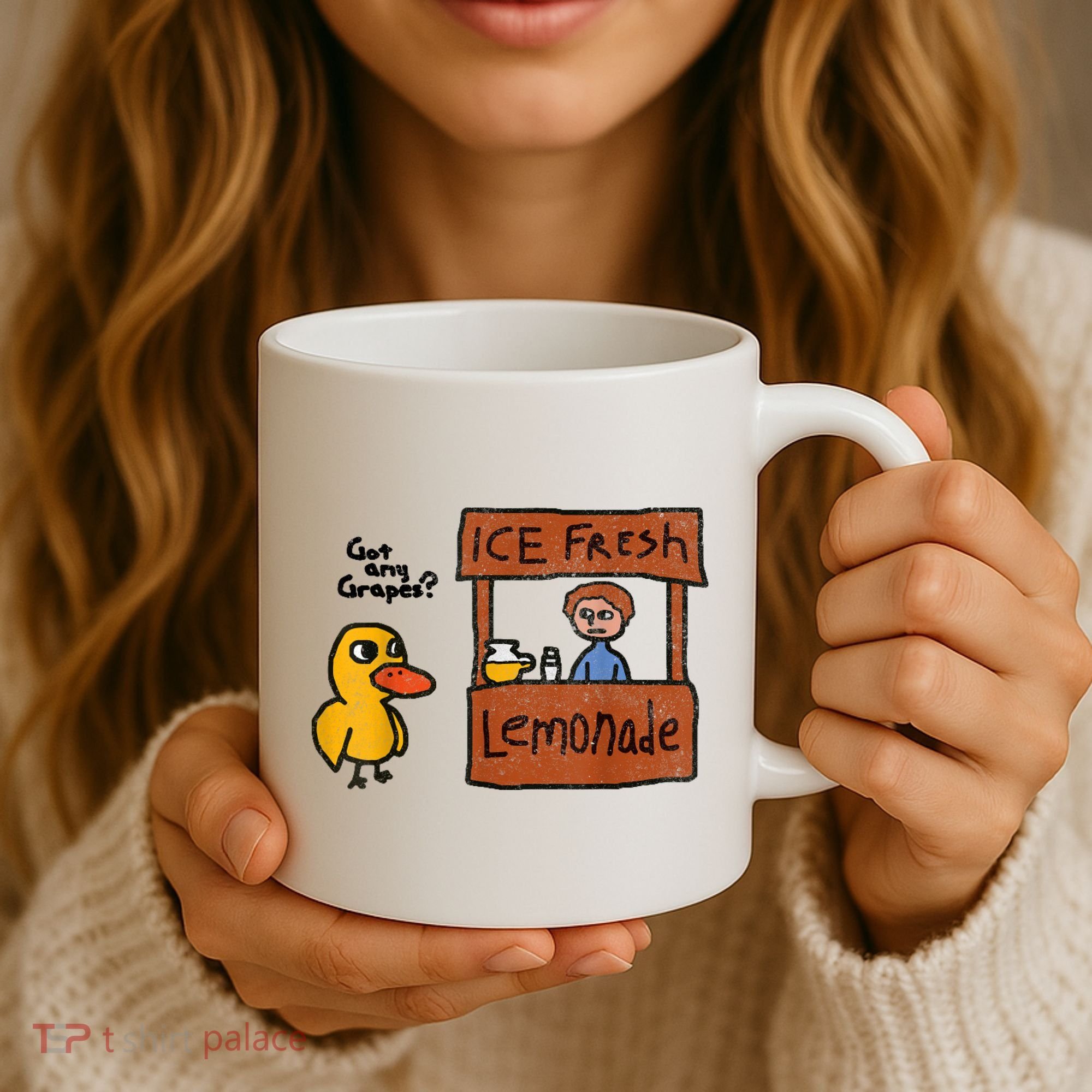 Ice Fresh Lemonade Got Any Grapes Duck Funny Gift Coffee Mug