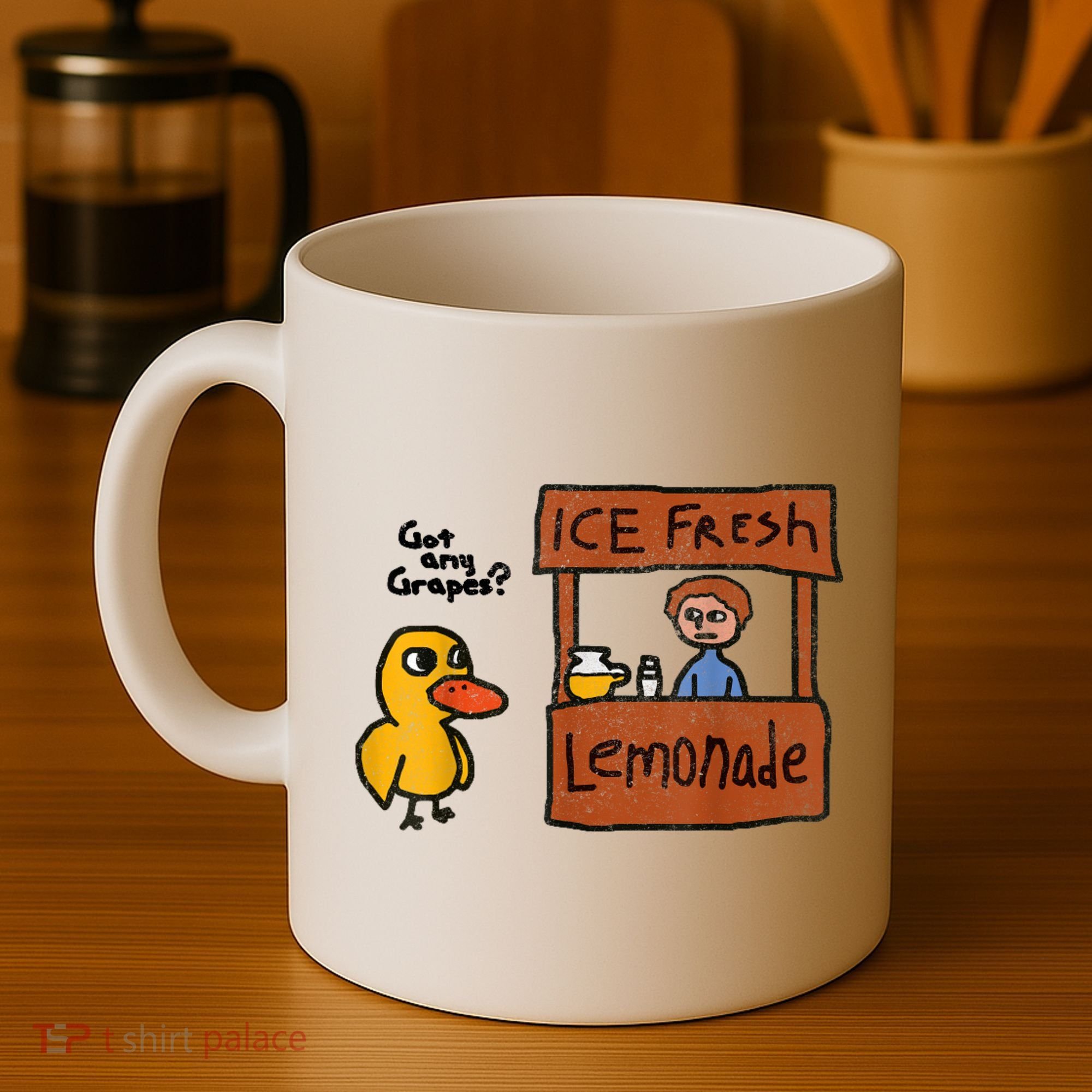 Ice Fresh Lemonade Got Any Grapes Duck Funny Gift Coffee Mug