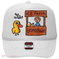 Ice Fresh Lemonade Got Any Grapes Duck Funny Gift Hat thumb 0