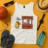 Ice Fresh Lemonade Got Any Grapes Duck Funny Gift Tank Top thumb 4