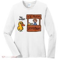 Ice Fresh Lemonade Got Any Grapes Duck Funny Gift Women's Long Sleeve Shirt thumb 0