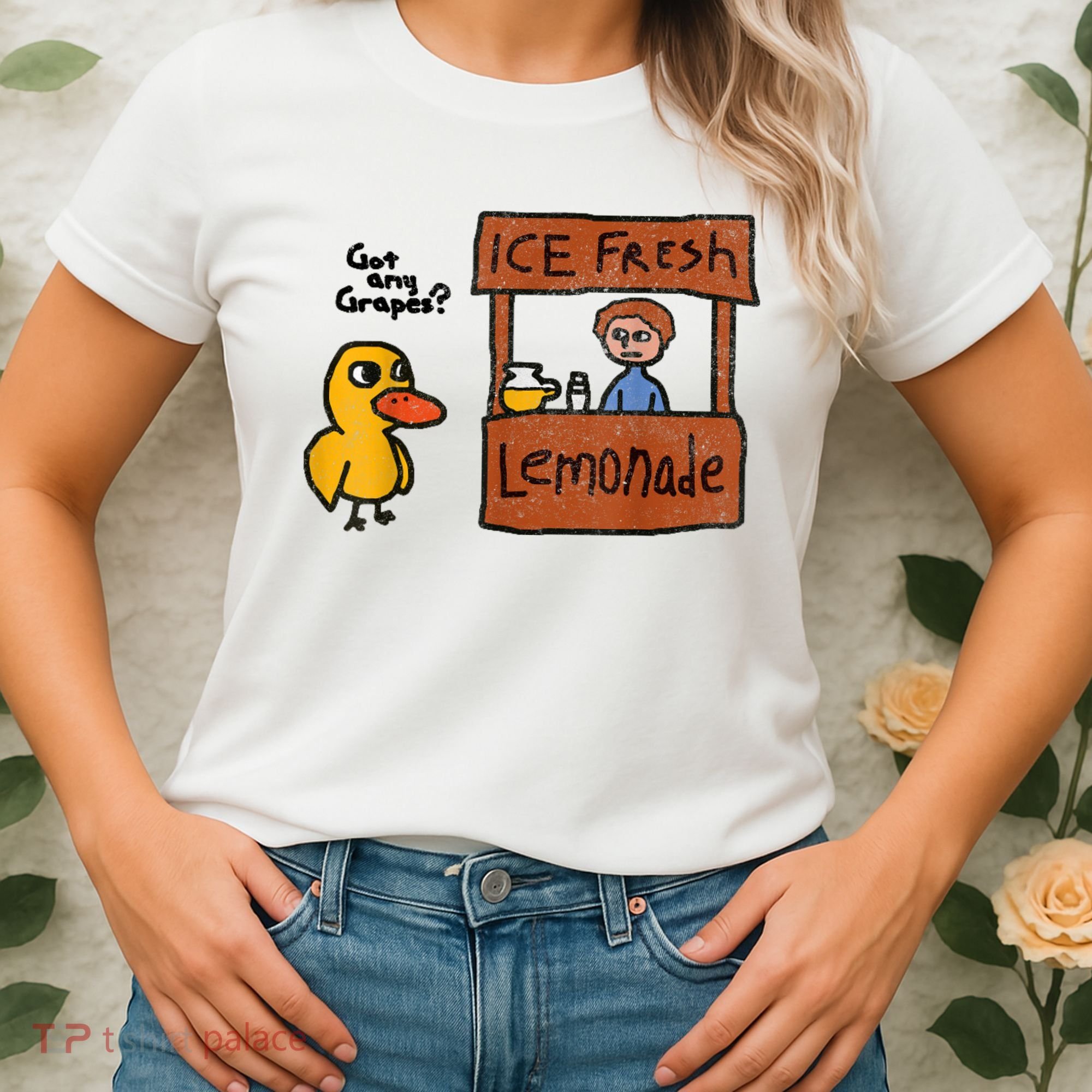 Ice Fresh Lemonade Got Any Grapes Duck Funny Gift Women's T-Shirt