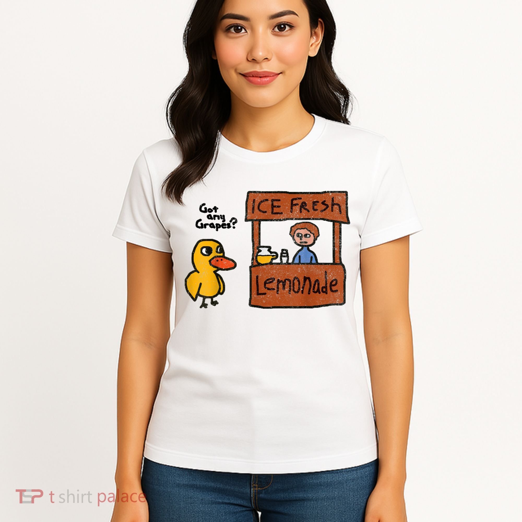 Ice Fresh Lemonade Got Any Grapes Duck Funny Gift Women's T-Shirt