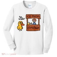 Ice Fresh Lemonade Got Any Grapes Duck Funny Gift Kids Long Sleeve Shirt thumb 0