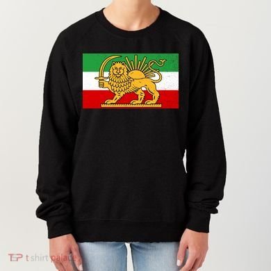 Iran Flag Lion And Sun Women's Sweatshirt