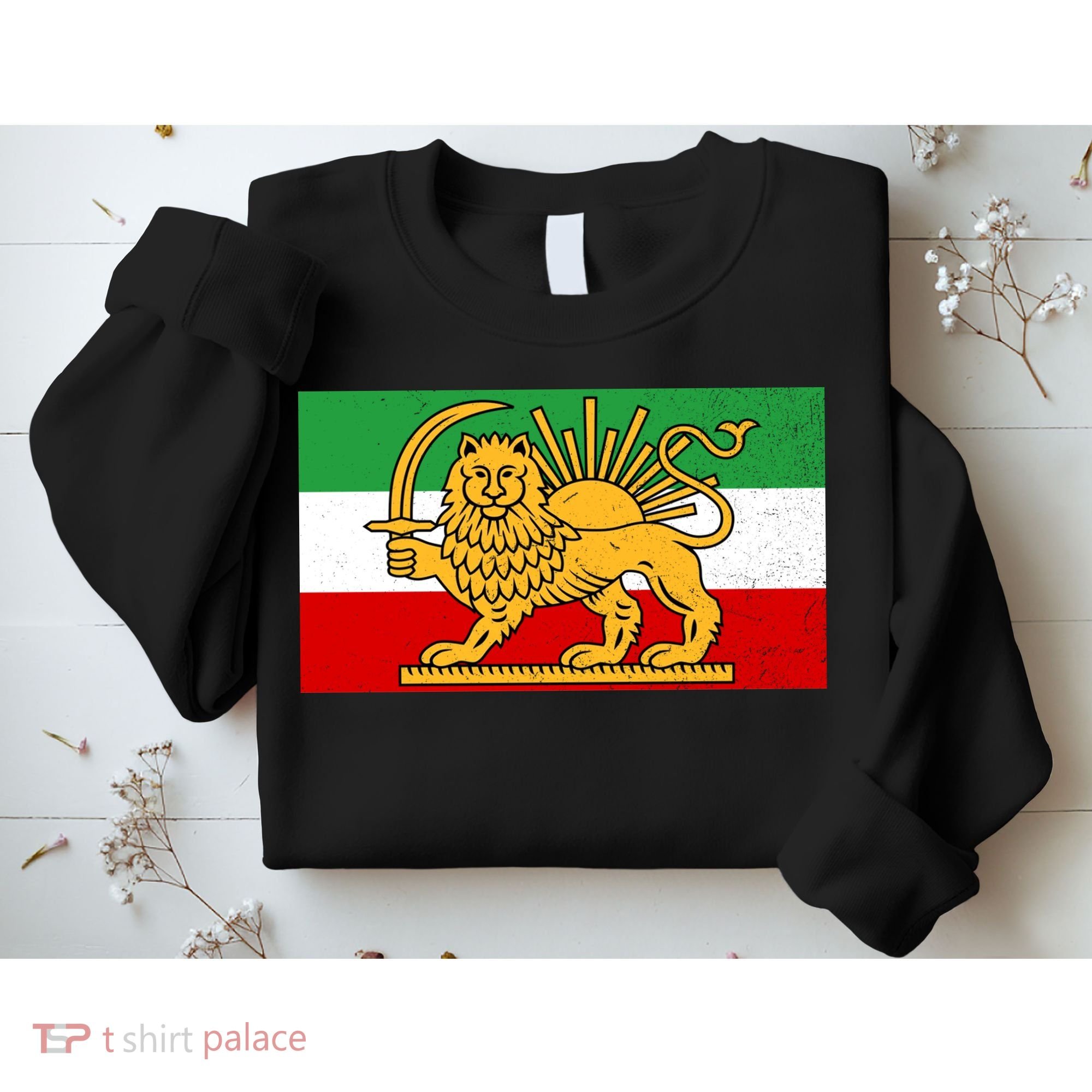Iran Flag Lion And Sun Sweatshirt