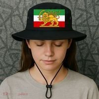 Iran Flag Lion And Sun Bucket Hat thumb 3