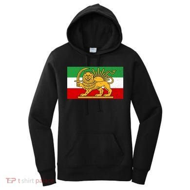 Iran Flag Lion And Sun Women's Hoodie