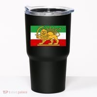 Iran Flag Lion And Sun Tumbler thumb 0