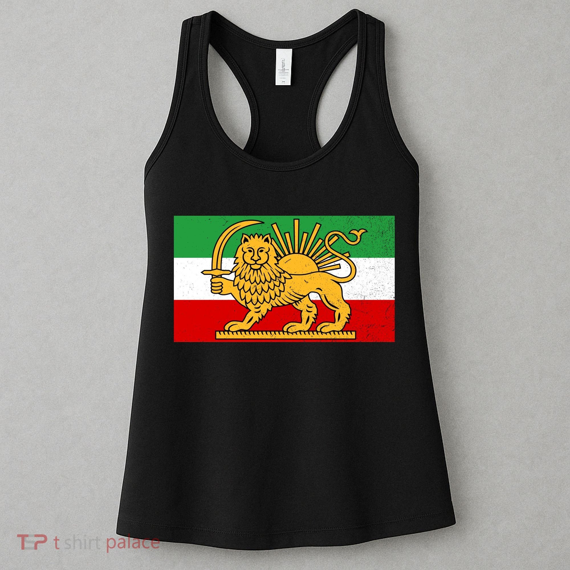 Iran Flag Lion And Sun Women's Tank Top
