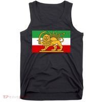 Iran Flag Lion And Sun Tank Top thumb 0