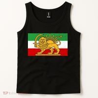 Iran Flag Lion And Sun Tank Top thumb 2