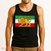Iran Flag Lion And Sun Tank Top thumb 3