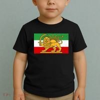 Iran Flag Lion And Sun Toddler T-Shirt thumb 2