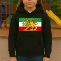 Iran Flag Lion And Sun Kids Hoodie thumb 3