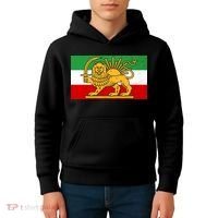 Iran Flag Lion And Sun Kids Hoodie thumb 4