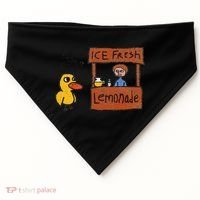 Ice Fresh Lemonade Got Any Grapes Duck Funny Gift USA-Made Doggie Bandana thumb 0