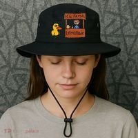 Ice Fresh Lemonade Got Any Grapes Duck Funny Gift Bucket Hat thumb 3