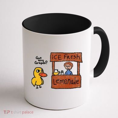 Ice Fresh Lemonade Got Any Grapes Duck Funny Gift Coffee Mug back