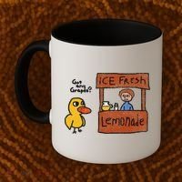 Ice Fresh Lemonade Got Any Grapes Duck Funny Gift Coffee Mug thumb 2
