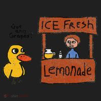 Ice Fresh Lemonade Got Any Grapes Duck Funny Gift Beanie thumb 2