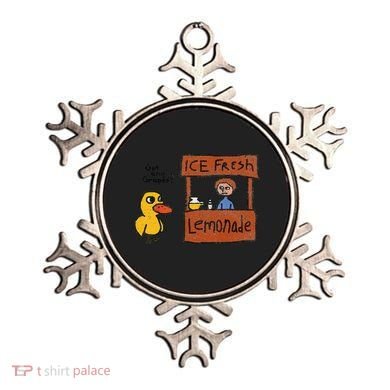 Ice Fresh Lemonade Got Any Grapes Duck Funny Gift Ornament