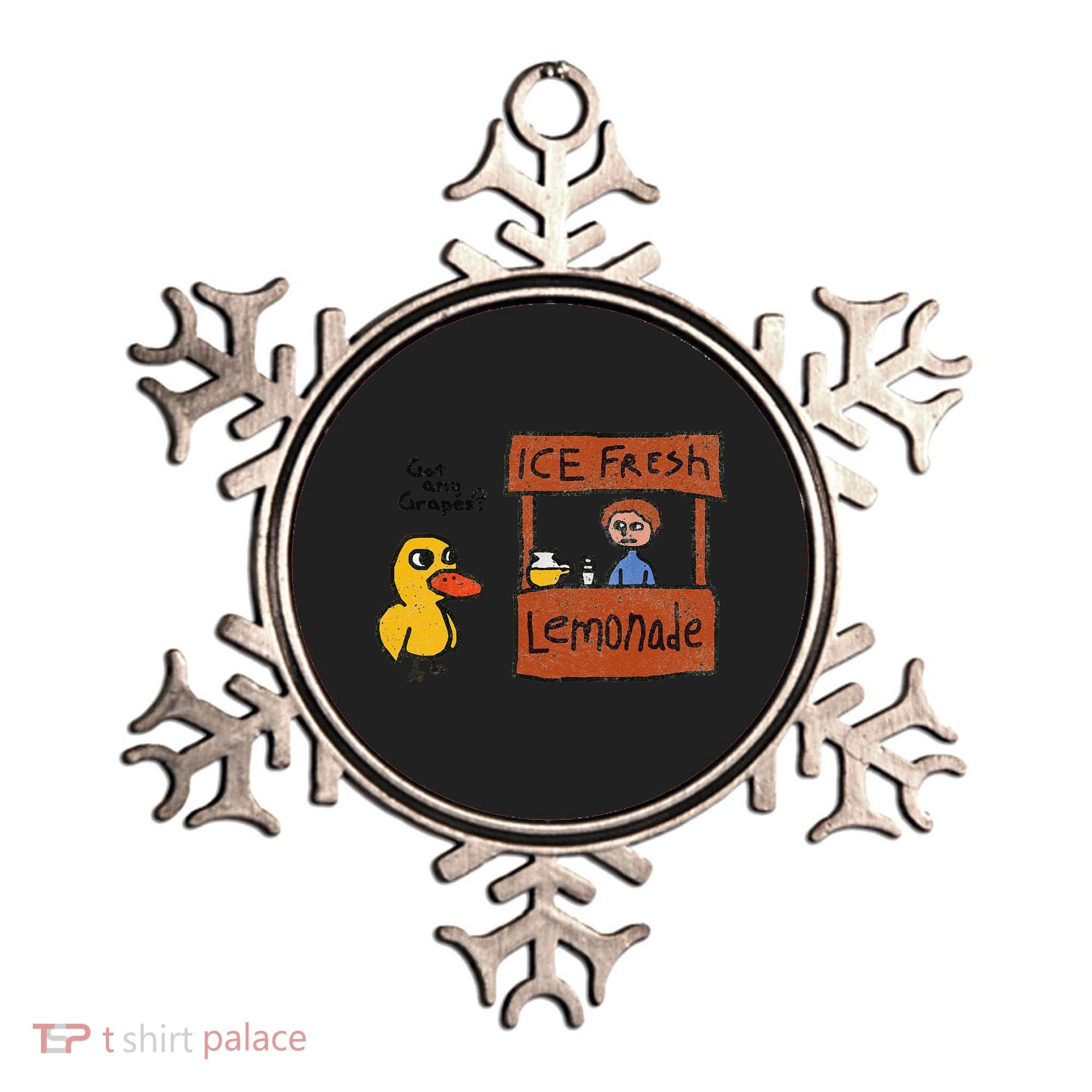 Ice Fresh Lemonade Got Any Grapes Duck Funny Gift Ornament