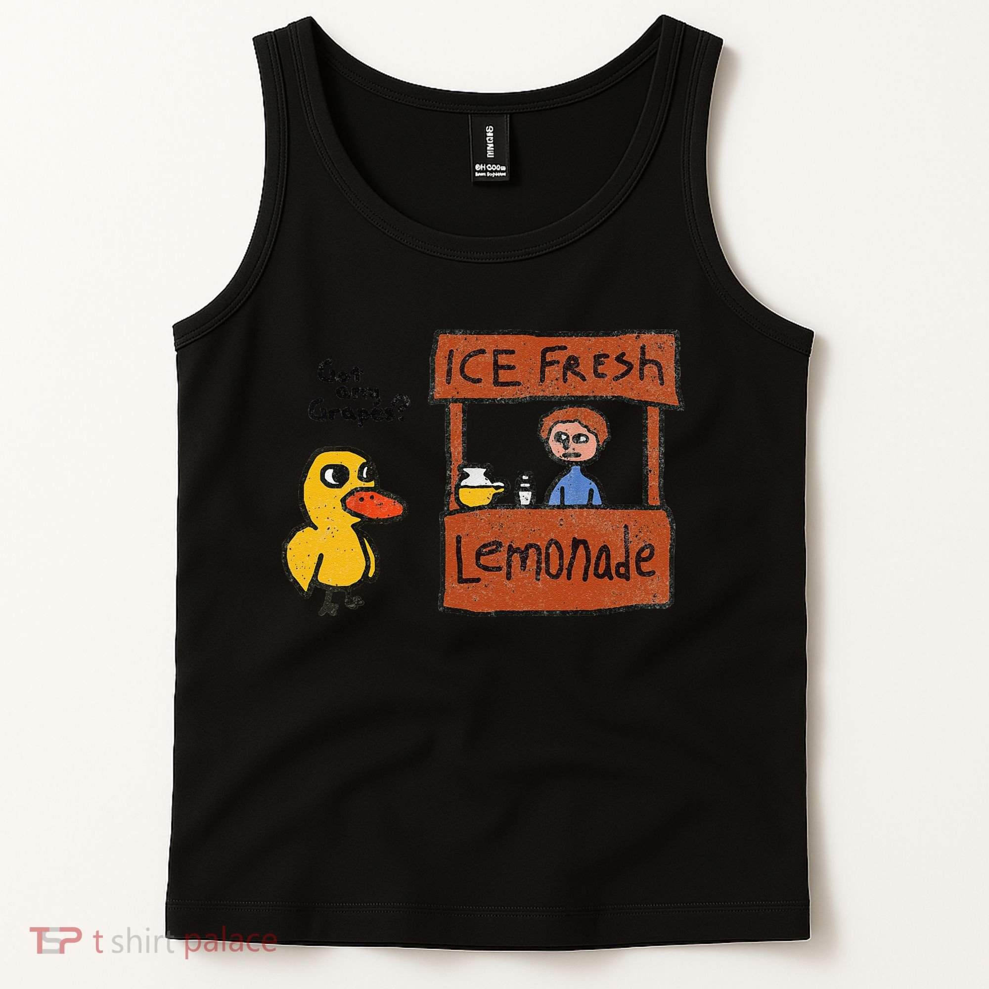 Ice Fresh Lemonade Got Any Grapes Duck Funny Gift Tank Top