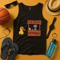 Ice Fresh Lemonade Got Any Grapes Duck Funny Gift Tank Top thumb 4
