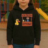 Ice Fresh Lemonade Got Any Grapes Duck Funny Gift Kids Hoodie thumb 3