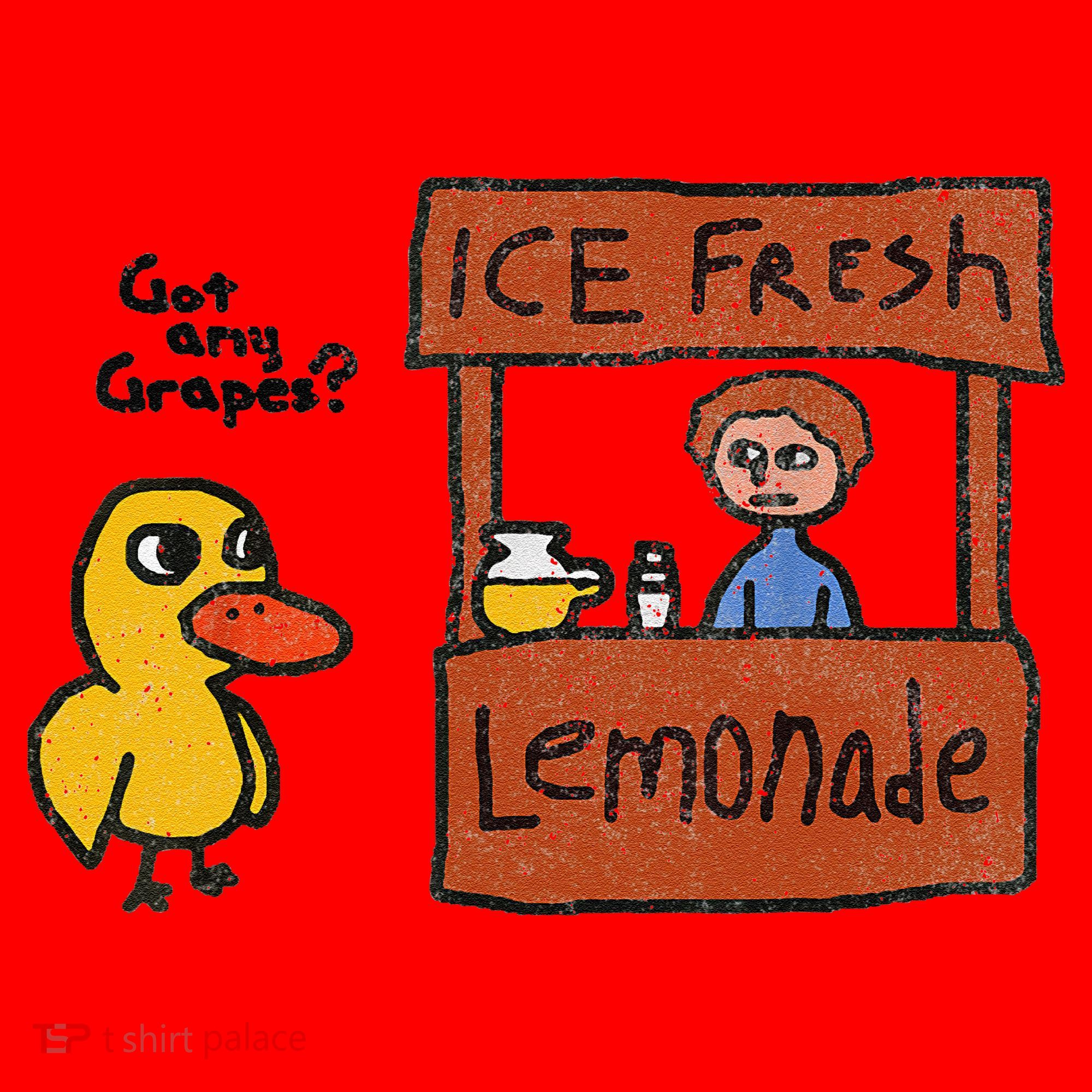 Ice Fresh Lemonade Got Any Grapes Duck Funny Gift Santa Hat