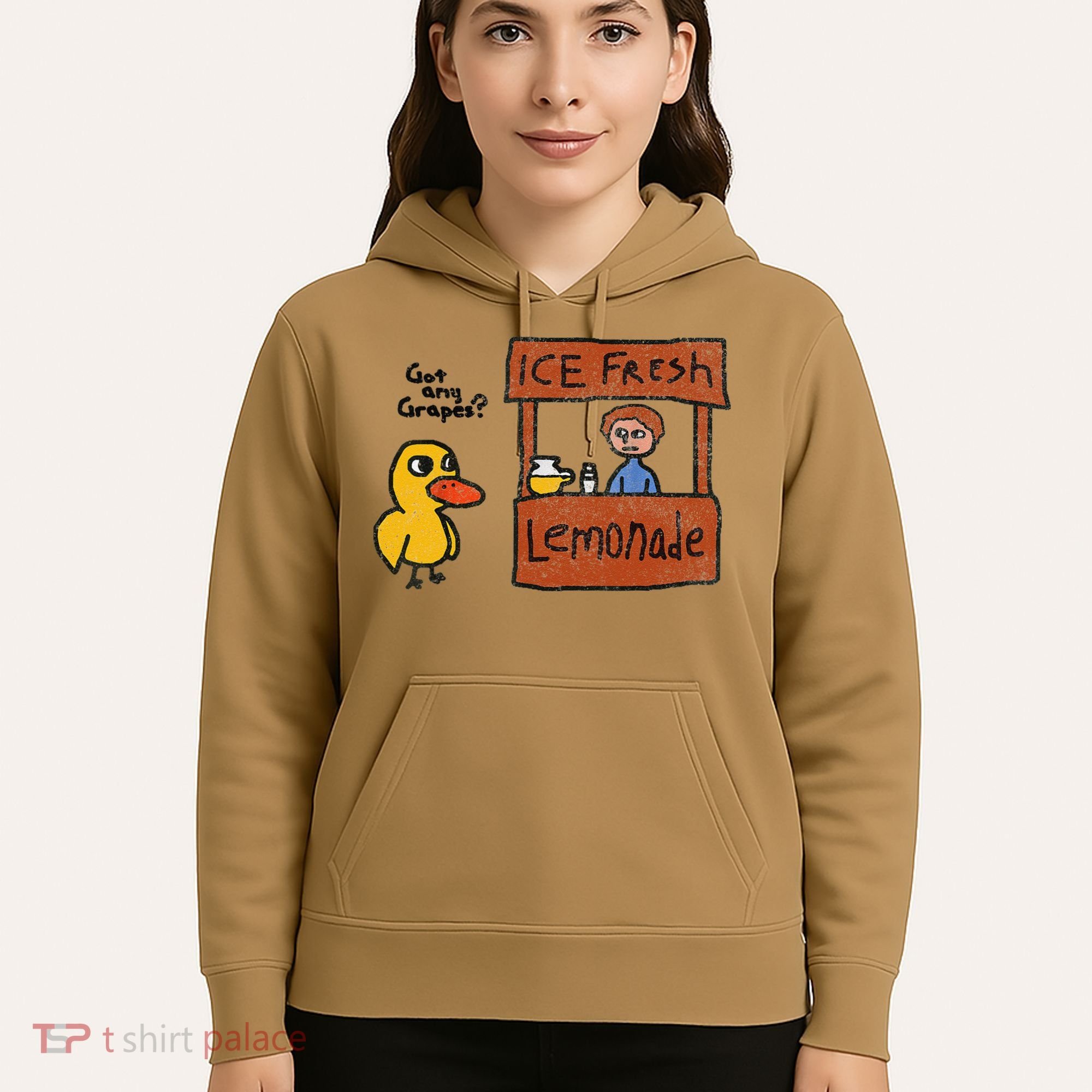 Ice Fresh Lemonade Got Any Grapes Duck Funny Gift Hoodie