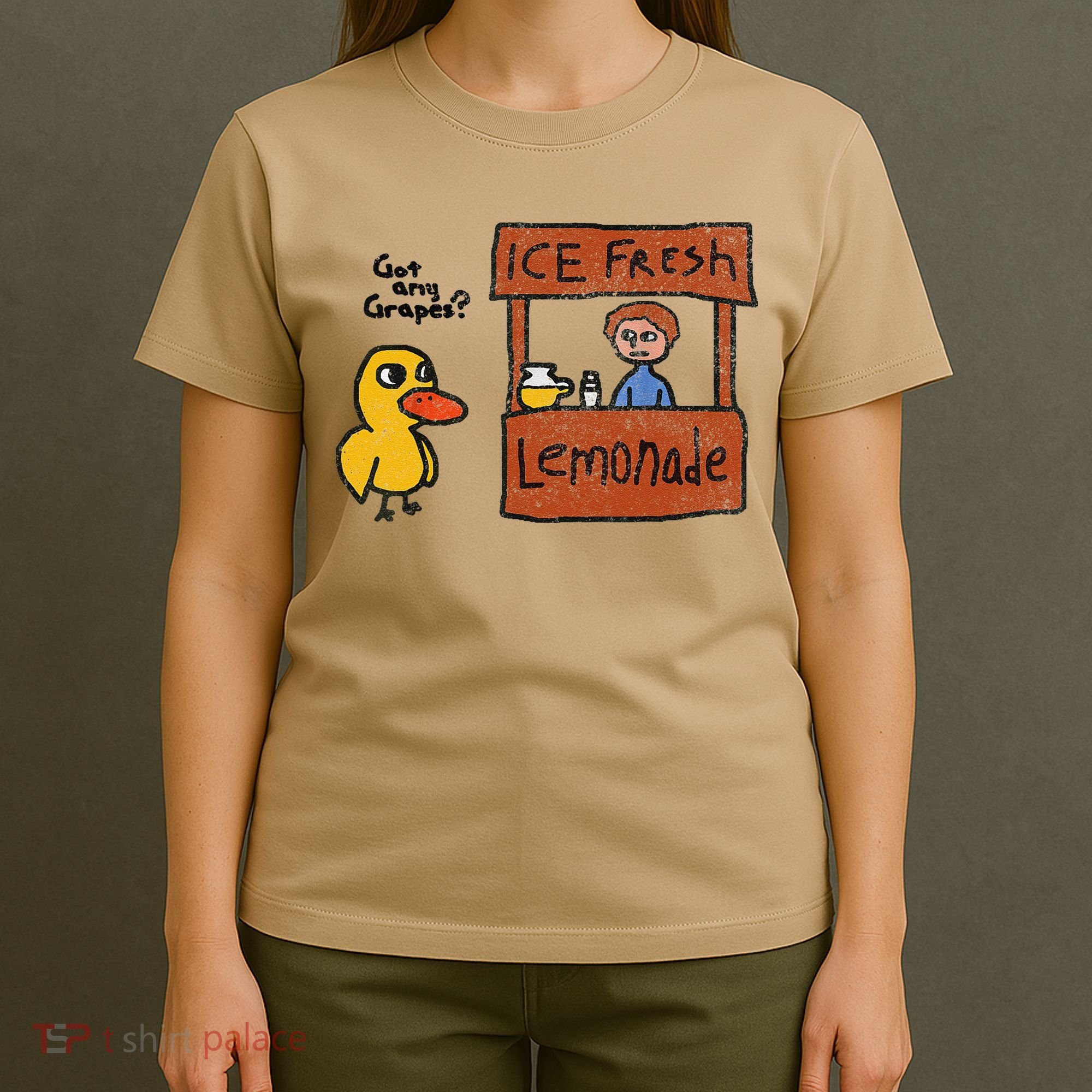 Ice Fresh Lemonade Got Any Grapes Duck Funny Gift T-Shirt