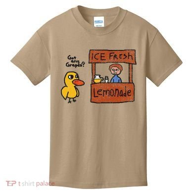 Ice Fresh Lemonade Got Any Grapes Duck Funny Gift Kids T-Shirt
