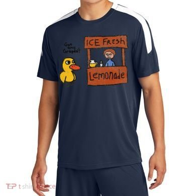 Ice Fresh Lemonade Got Any Grapes Duck Funny Gift Soccer Jersey