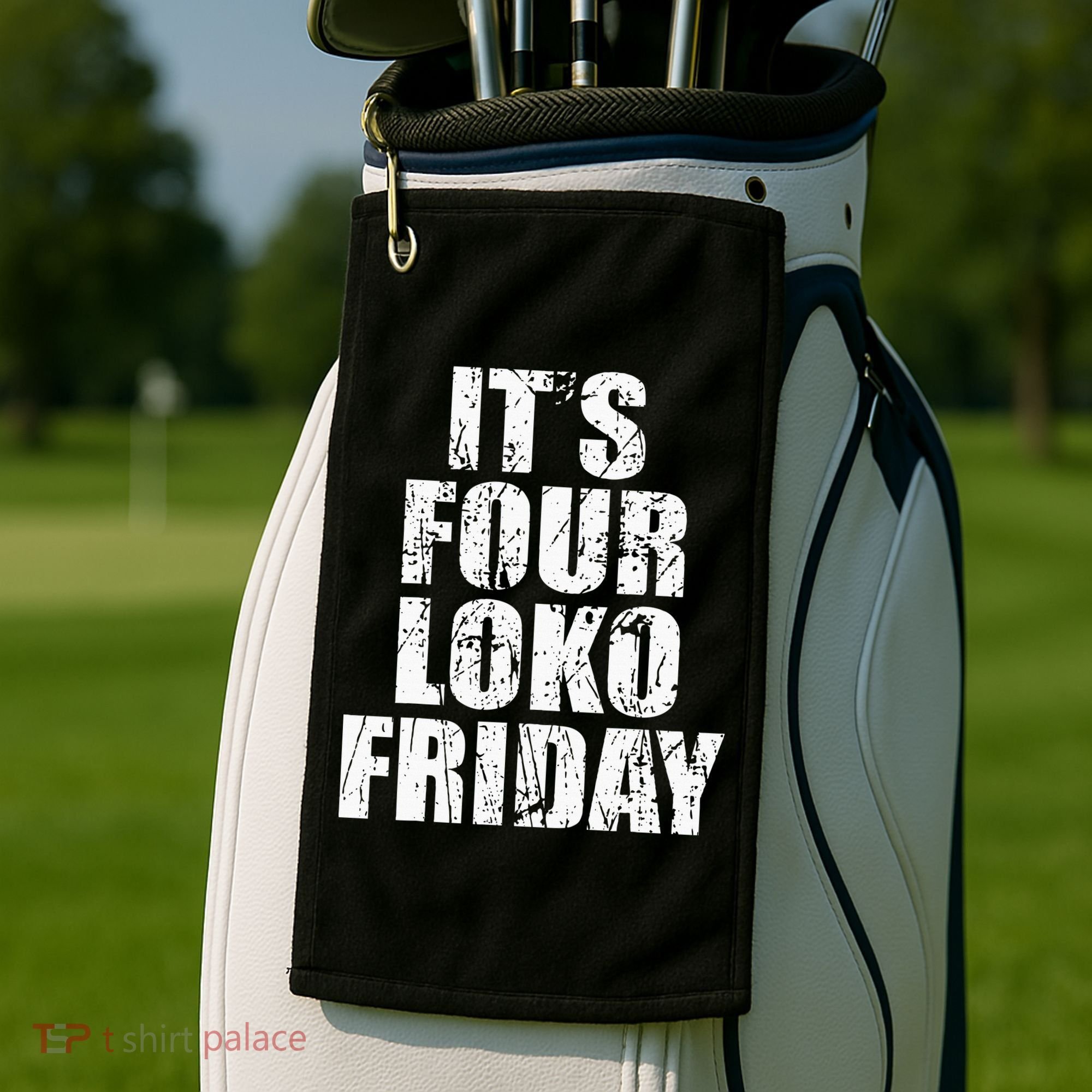 It’s Four Loko Friday And I Have A Gun Golf Towel
