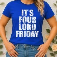 It’s Four Loko Friday And I Have A Gun Women's T-Shirt thumb 2