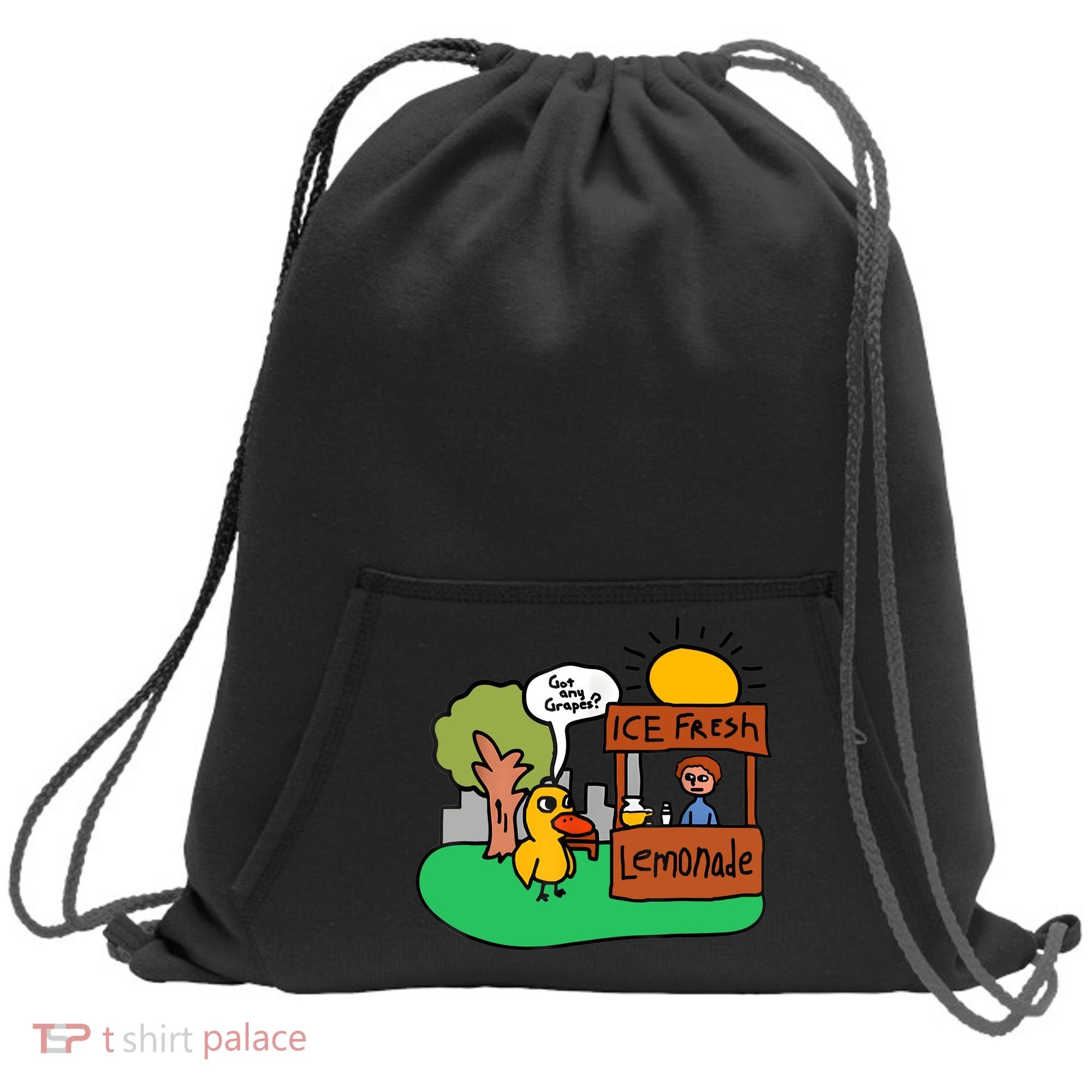 Ice Fresh Lemonade Got Any Grapes Duck Funny Gift Sweatshirt Cinch Pack Bag