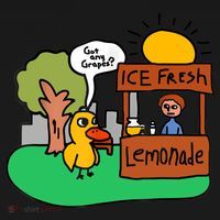Ice Fresh Lemonade Got Any Grapes Duck Funny Gift Toddler Hoodie thumb 2