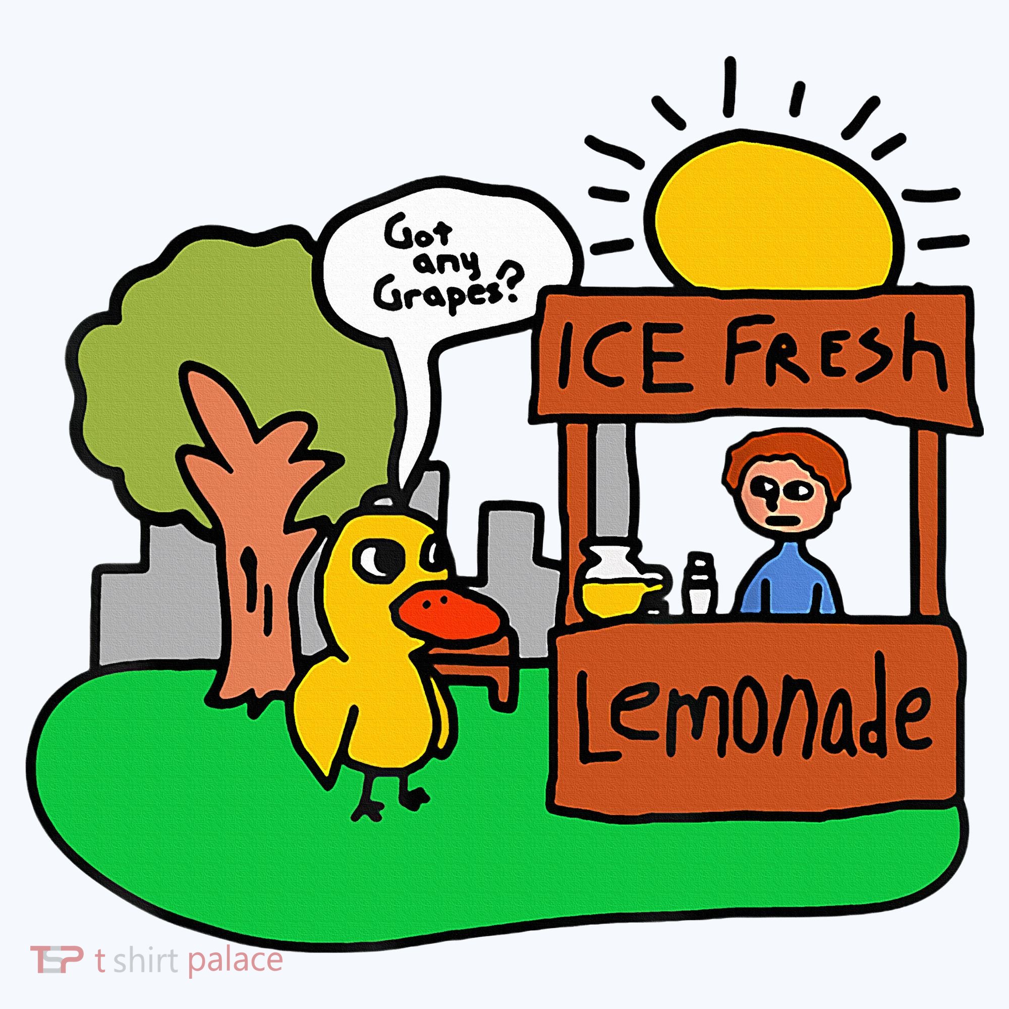 Ice Fresh Lemonade Got Any Grapes Duck Funny Gift Hoodie