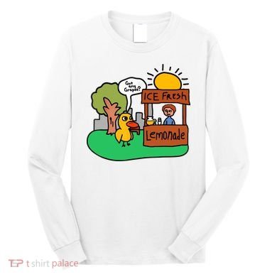 Ice Fresh Lemonade Got Any Grapes Duck Funny Gift Long Sleeve Shirt