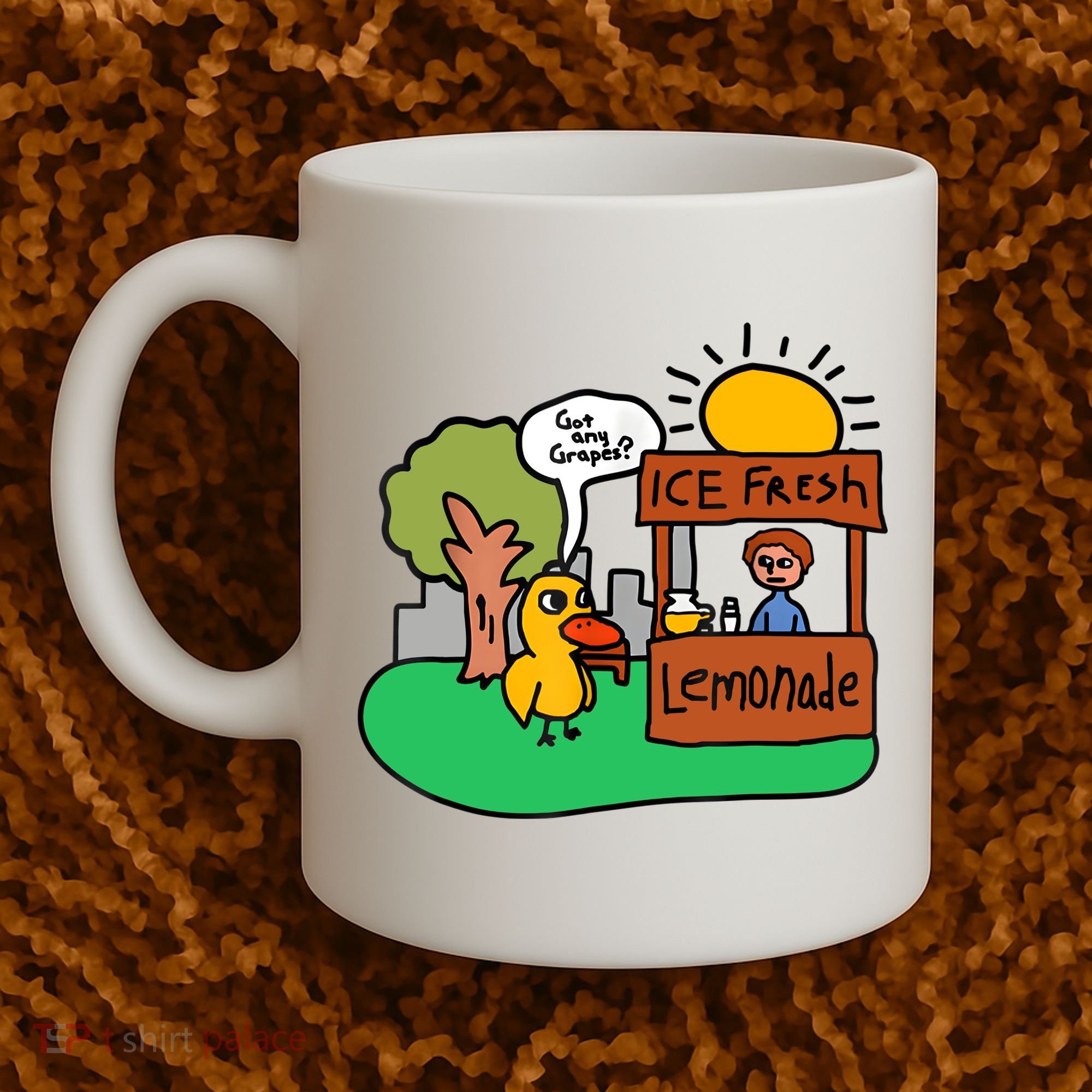Ice Fresh Lemonade Got Any Grapes Duck Funny Gift Coffee Mug