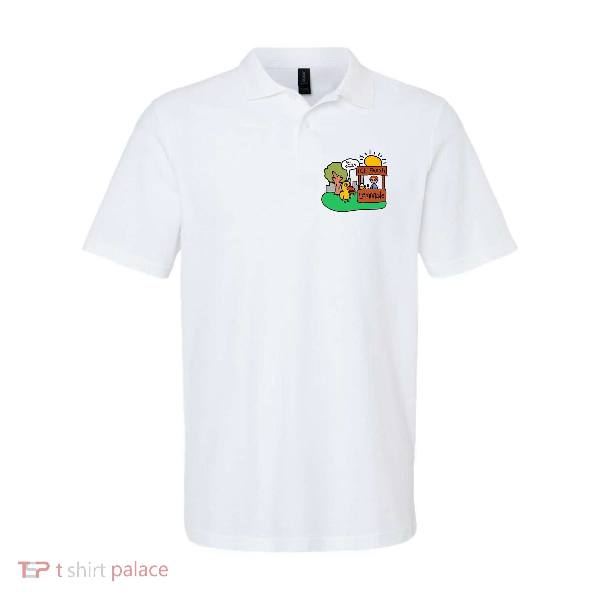 Ice Fresh Lemonade Got Any Grapes Duck Funny Gift Polo