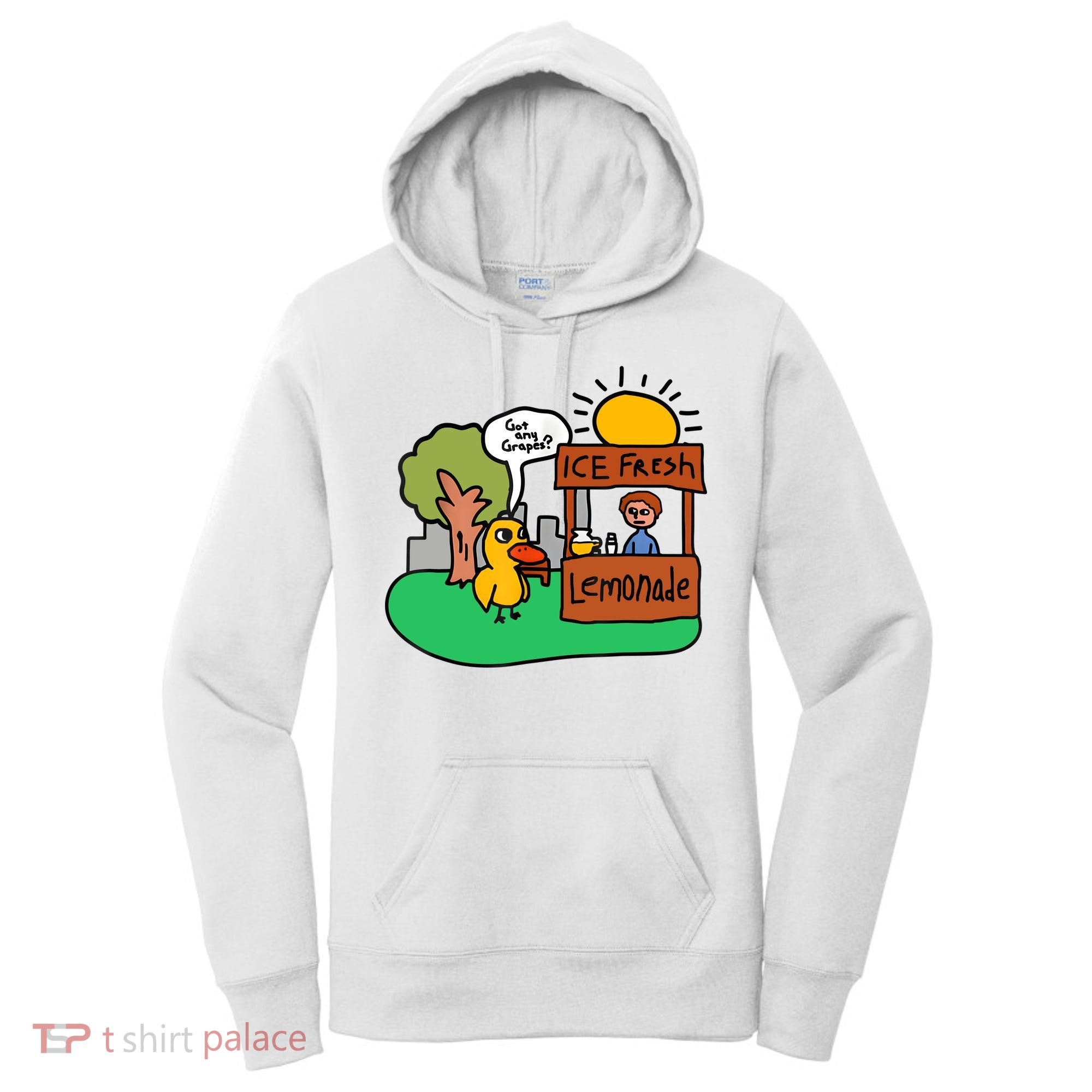 Ice Fresh Lemonade Got Any Grapes Duck Funny Gift Women's Hoodie