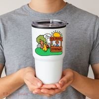 Ice Fresh Lemonade Got Any Grapes Duck Funny Gift Tumbler thumb 2
