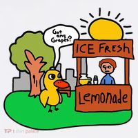 Ice Fresh Lemonade Got Any Grapes Duck Funny Gift Women's Tank Top thumb 5
