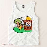 Ice Fresh Lemonade Got Any Grapes Duck Funny Gift Tank Top thumb 2