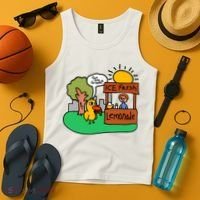 Ice Fresh Lemonade Got Any Grapes Duck Funny Gift Tank Top thumb 4