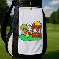 Ice Fresh Lemonade Got Any Grapes Duck Funny Gift Golf Towel thumb 2