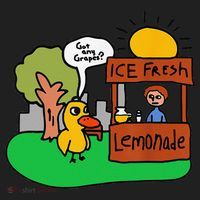Ice Fresh Lemonade Got Any Grapes Duck Funny Gift Women's Sweatshirt thumb 2